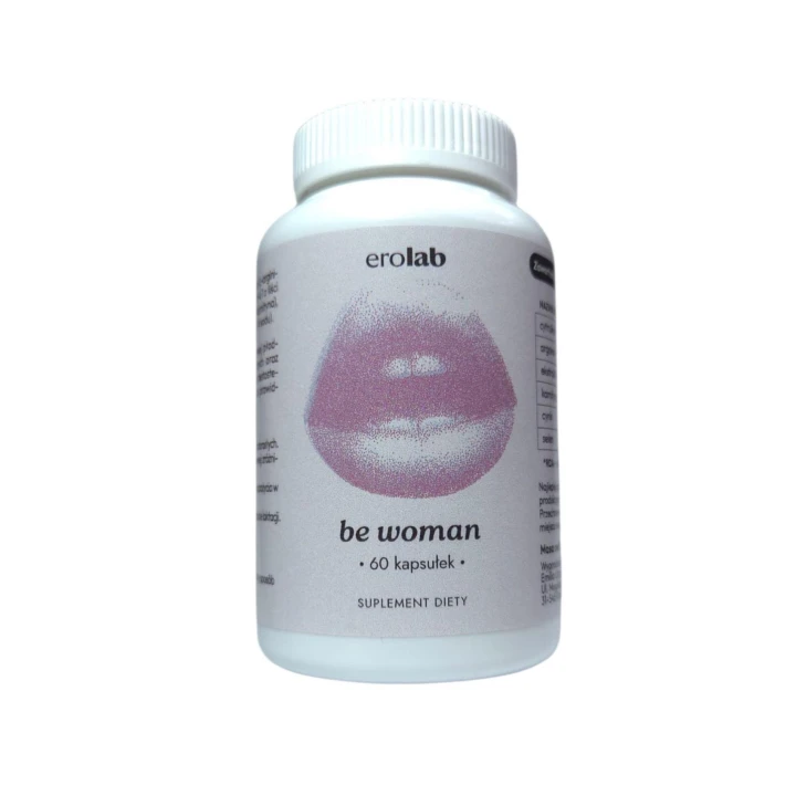 Suplement diety Be Woman Caps – 60 kapsułek, zwiększające libido i relaksujące