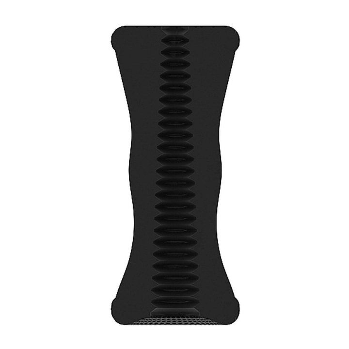 Masturbator No.23 Stroker, żebrowany, elastyczny TPE, czarny
