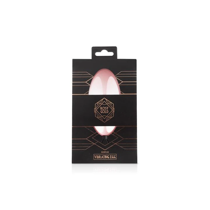 Wibrator jajko różowe Rosy Gold, 10 prędkości, zdalne sterowanie, wodoodporne