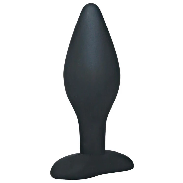 Korek analny - Black Velvets, silikonowy, 12 cm długości, 4 cm średnicy
