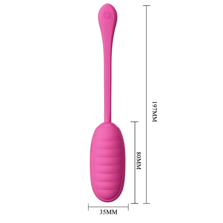 Wibrator stymulujący PRETTY LOVE - Catalina, 12 trybów, kontrola przez aplikację