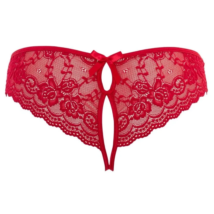 Majtki koronkowe COTTELLI LINGERIE - bez kroków, eleganckie kokardki, wysoka jakość materiału