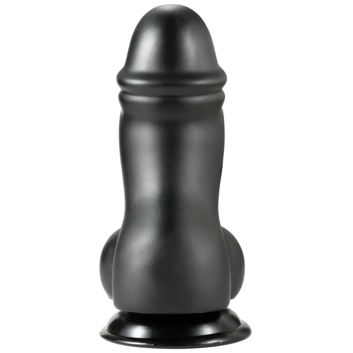 Dildo PVC INFERNO Fat Boys 19 cm, średnica 7 cm, z przyssawką, kompatybilny z uprzężą
