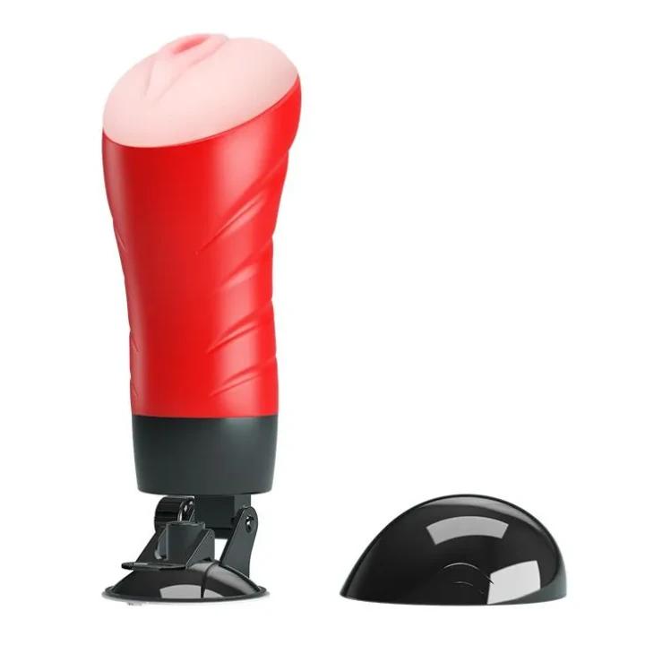 Masturbator do pochwy Pretty Love Crazy Bull, 12 funkcji wibracji, przyssawka