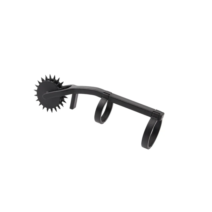 Wiatraczek stymulujący - Double Thorn, ostre rolki, kontrola ciśnienia, ABS 10,3 cm