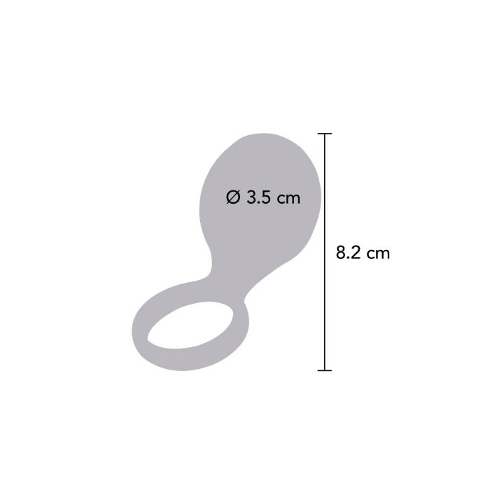 Pierścień erekcyjny C-Ring Happiness - Wibrujący, Silikonowy, Wodoodporny