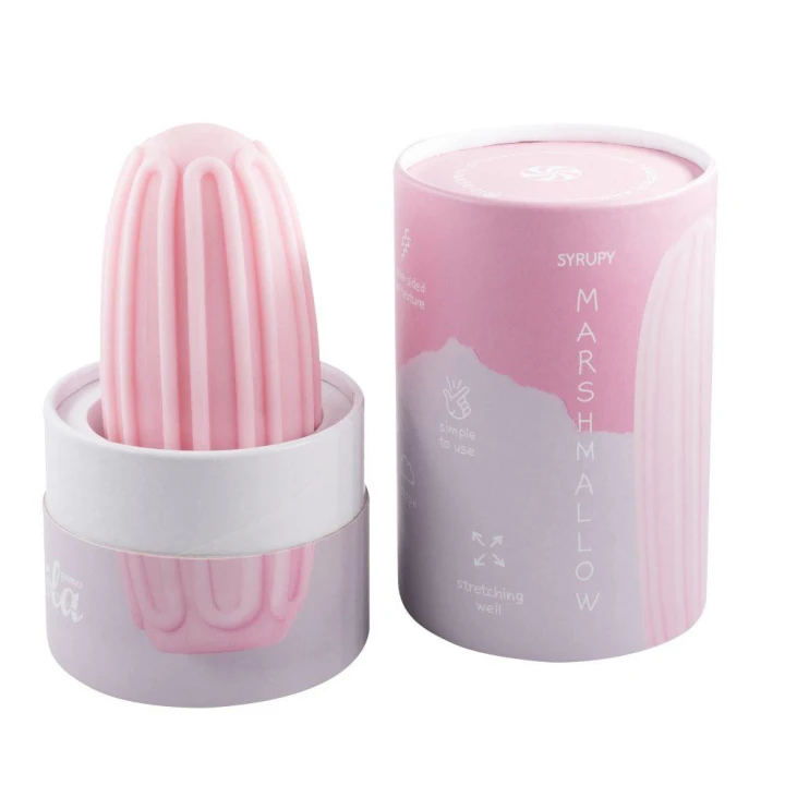 Masturbator TPE Marshmallow Maxi - dwustronny, wodoodporny, 13,7 cm