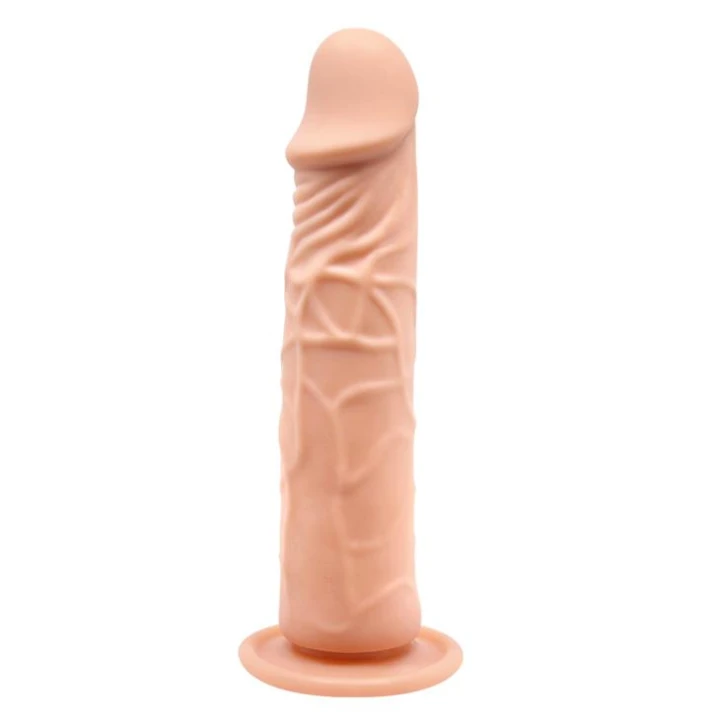 Dildo BAILE BARBARA 7.8'' TPR, wodoodporny, podwójne otwory, mocna przyssawka