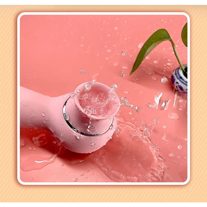 Stymulator łechtaczki Lauren, silikon, 9 wzorów wibracji, 6 trybów ssania