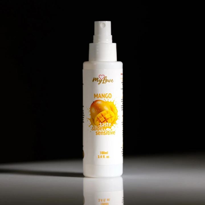 Żel intymny MyLove Taste Slide Sensitive, mango, 100 ml, aksamitny poślizg, tropikalny aromat