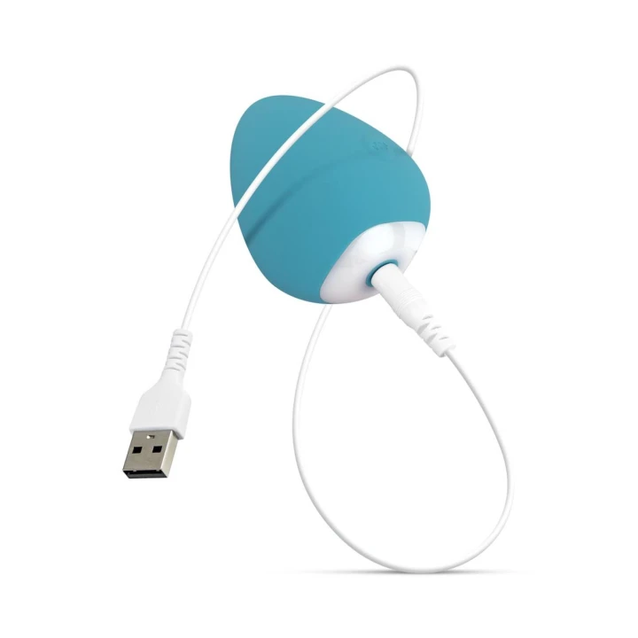 Wibrujące jajko do stymulacji Cala Azul — miękki silikon, 10 ustawień wibracji