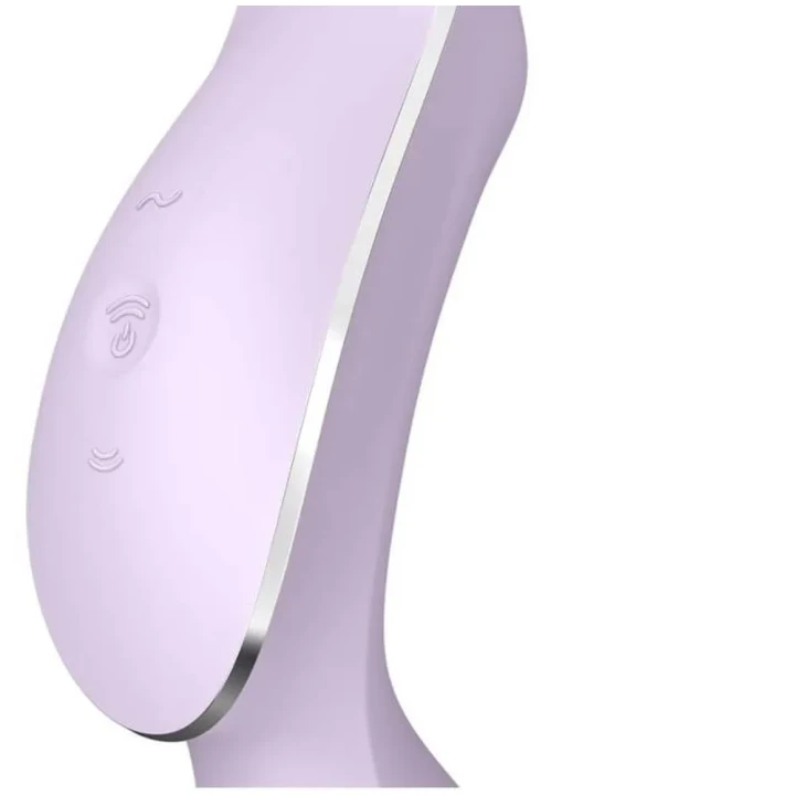 Wibrator - Satisfyer Curvy Trinity 2, 3 silniczki, wodoszczelny IPX7, 11 programów fal ciśnienia