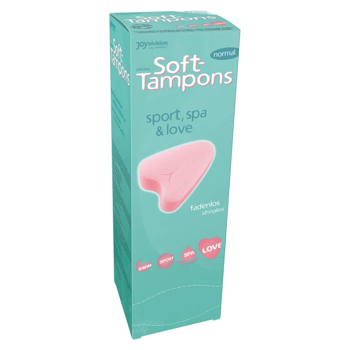 Tampony normalne SOFT TAMPONS, komfortowy materiał, maksimum 8 godzin ochrony, 10 szt.