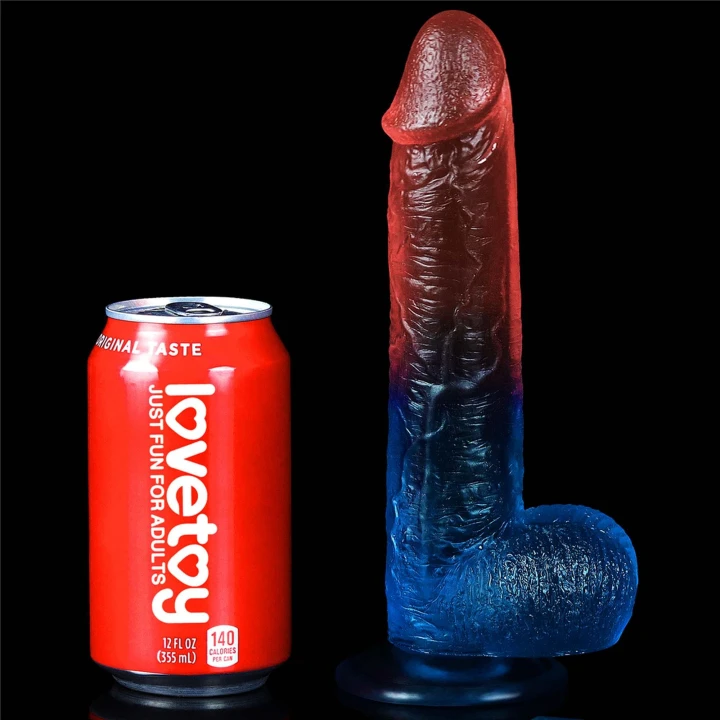 Dildo 23 cm Realistyczne Żyłkowanie, Przysysająca Podstawa, TPE