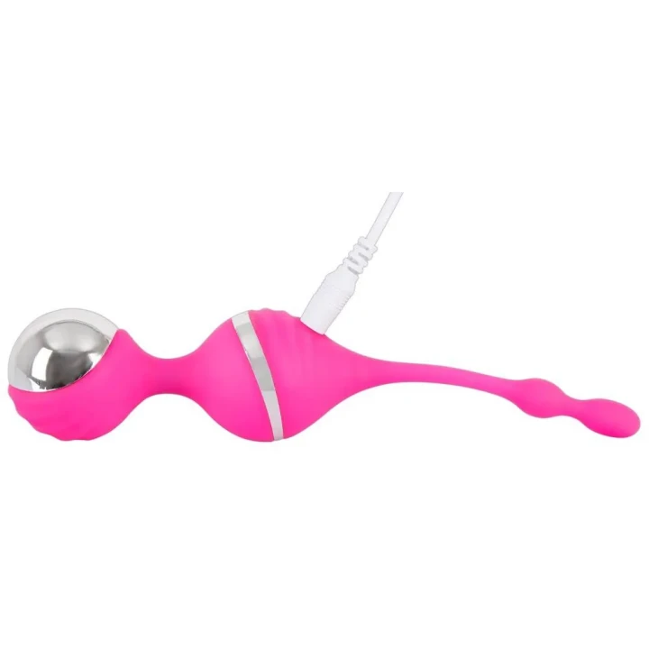 Kulki wibracyjne – Sweet Smile, 10 trybów, silikon z PU, długość 18 cm