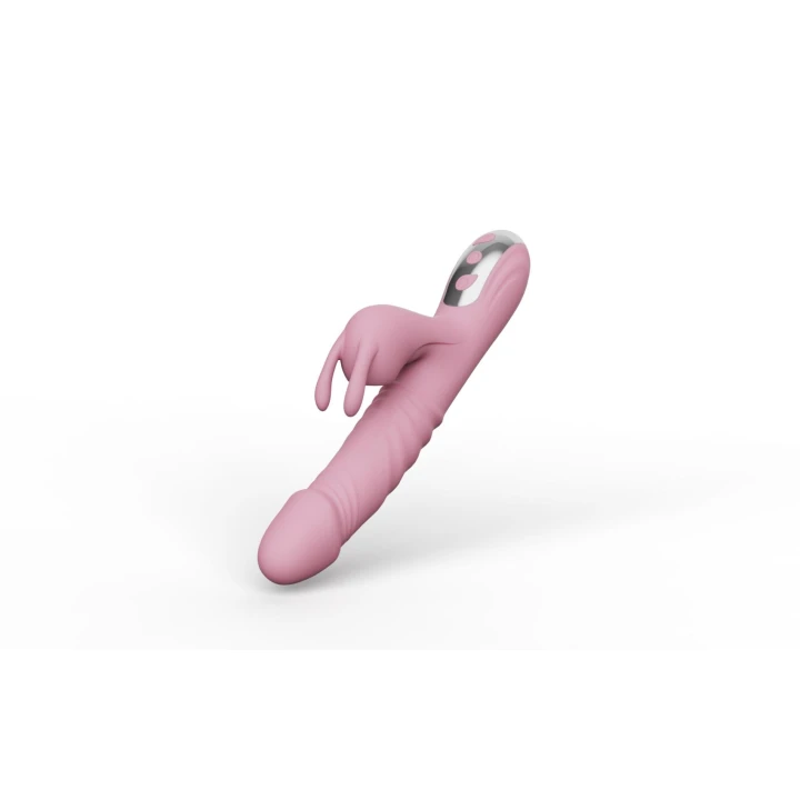 Wibrator króliczek Sunny, silikonowy, 20 trybów wibracji, 3 funkcje ruchu posuwistego