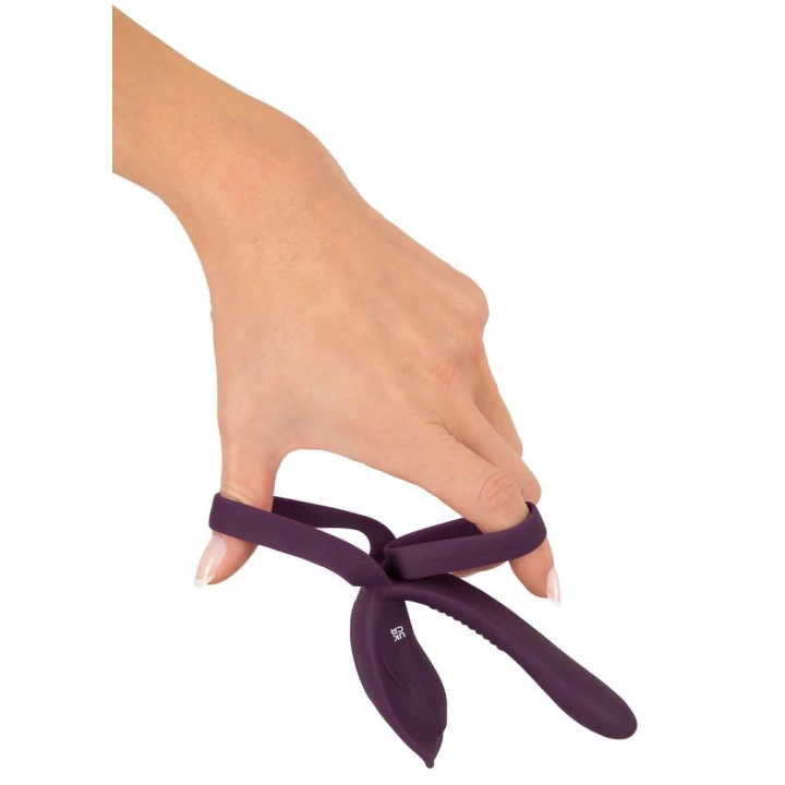 Wibrator dla par Couples Choice RC, 10 trybów wibracji, wodoodporny, silikon