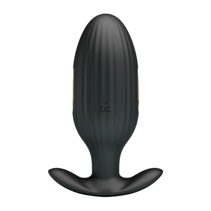 Korek analny Pretty Love Jefferson – 12 funkcji, USB, sterowanie aplikacją, czarny