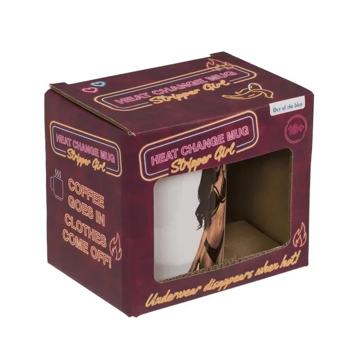 Kubek termiczny Stripper Girl 350 ml — efekt zmiany grafiki przy gorących napojach