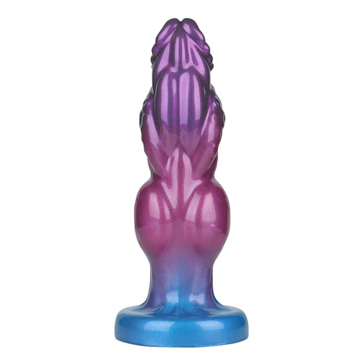 Dildo - Power Monsters Rift Titan - 24 cm, silikonowy, z regulowanym wypełnieniem