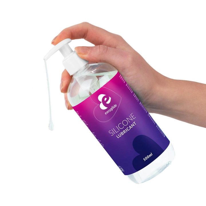 Lubrykant silikonowy EasyGlide – 500 ml, długotrwały poślizg, kompatybilny z lateksem