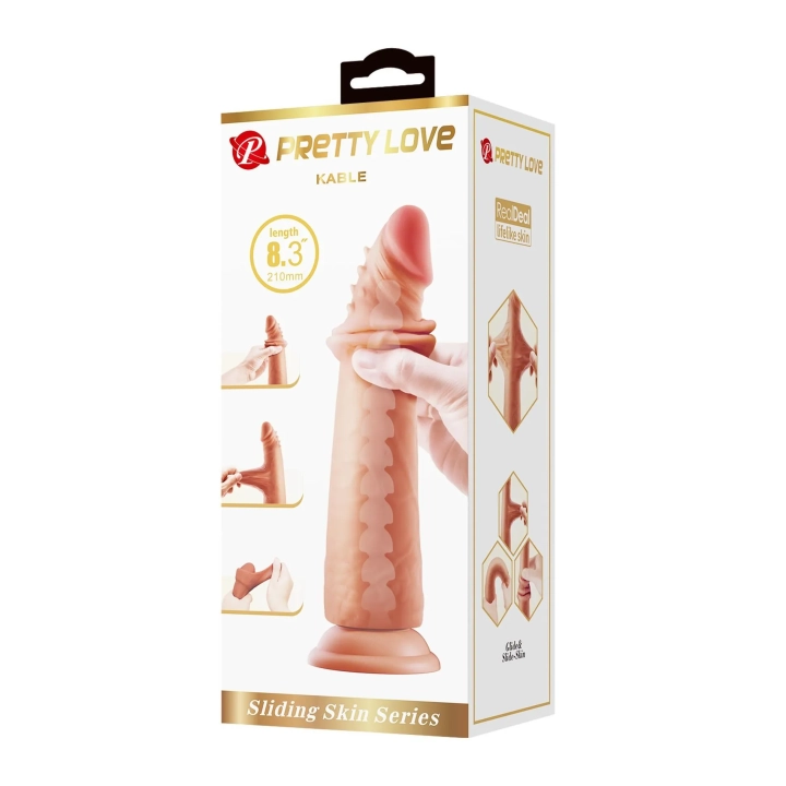 Dildo PRETTY LOVE, TPR/ABS, 8.3