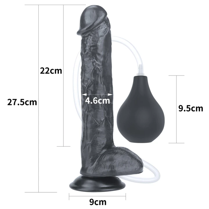 Dildo LoveToy 11'' - 9 cali wkładki, 6 cali obwodu, dozownik na płyn 5.4 fl. oz