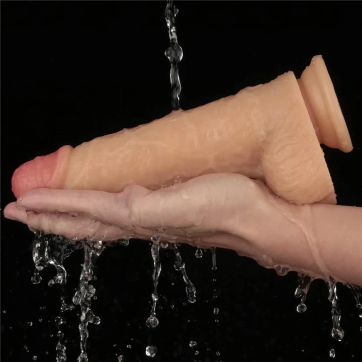 Dildo Power Basics, 22,8 cm długości, 10 trybów wibracji, wodoodporny