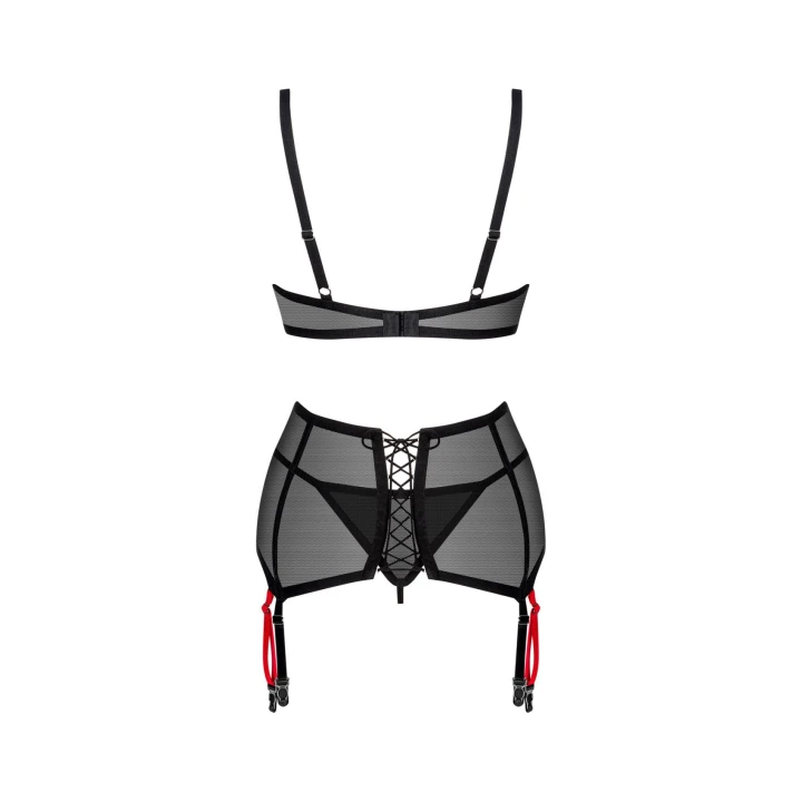 Bielizna sensualna Glandez OBSESSIVE, M/L, regulowane ramiączka, elastyczny materiał