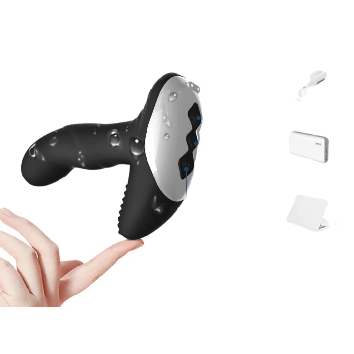 Stymulator prostaty luksusowy - silikonowy, bezprzewodowy, 7 trybów wibracji, podgrzewany