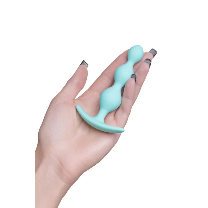 Anal plug Brilliant by Toyfa, silikon, 10.5 cm, średnica 2.4 cm, kolor miętowy