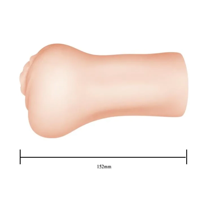 Masturbator męski CRAZY BULL - kompaktowy, jedwabiście miękki, łatwy do czyszczenia