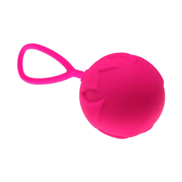 Kulka stymulująca, Kulki-Geisha, metalowy rdzeń, fioletowy Mfa Magenta