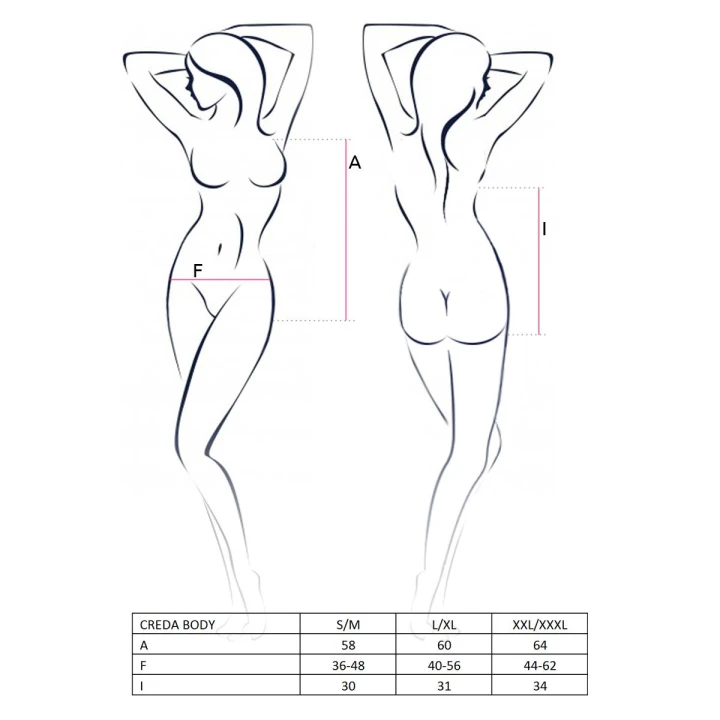 Body elastyczne CASMIR, regulowane ramiączka, koronka XXL/XXXL