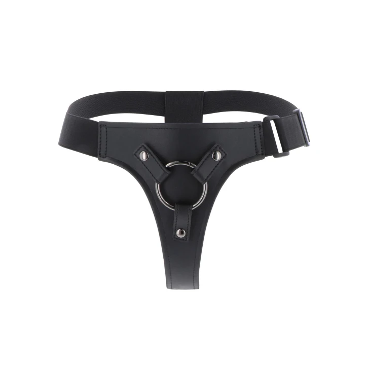 Strap-On do dildos INFERNO by HIDDEN DESIRE z regulowanymi paskami i 3 wymiennymi pierścieniami