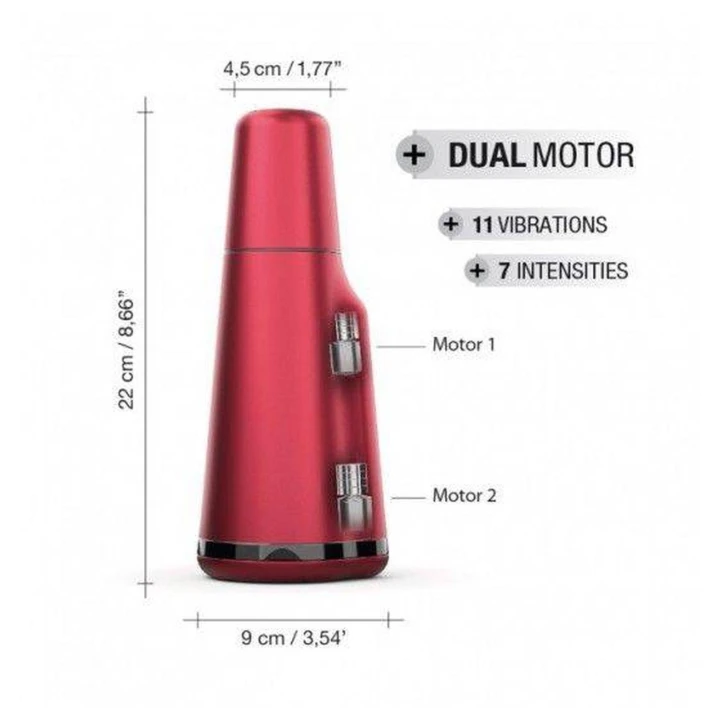 Masturbator wibrujący Marc Dorcel Deep Touch, 11 trybów, hybrydowy materiał TPE/ABS