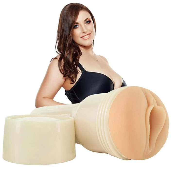 Rękaw do masturbacji Fleshlight - Angela White, 25cm długości, SuperSkin, wypustki