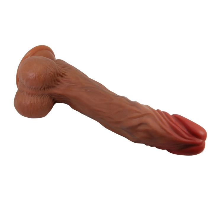 Wibrator realistyczny PRETTY LOVE Calisto, TPR, 5 funkcji wibracji, 5 rotacji