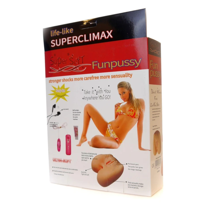 Masturbator Vibrujący - CyberSkin®, Z Regulacją Prędkości, Efekty Dźwiękowe