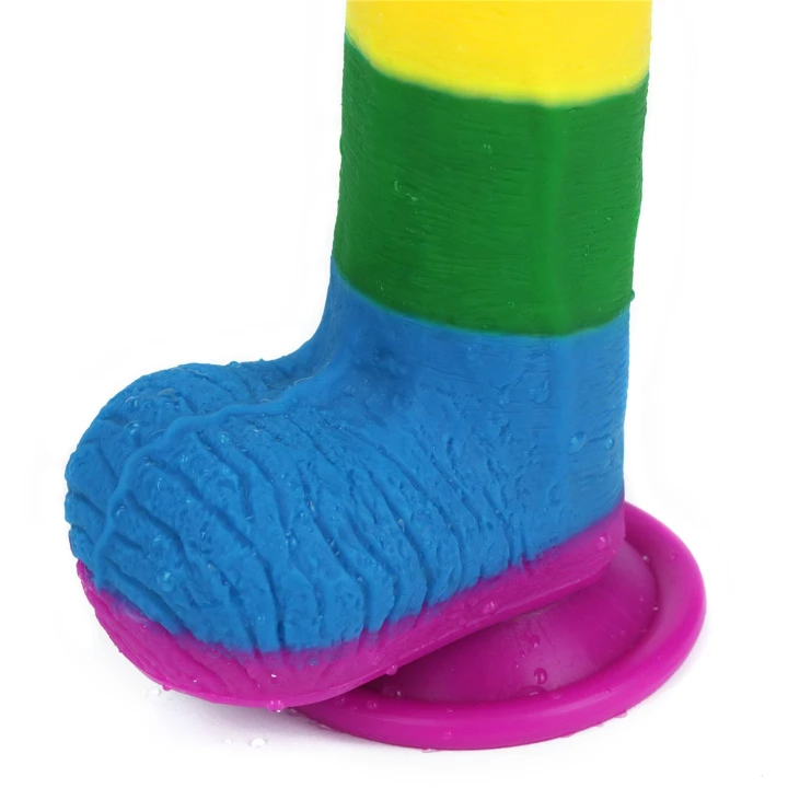 Dildo Prider 7.5'' | Platynowy silikon | Hipoalergiczny | Przyssawka