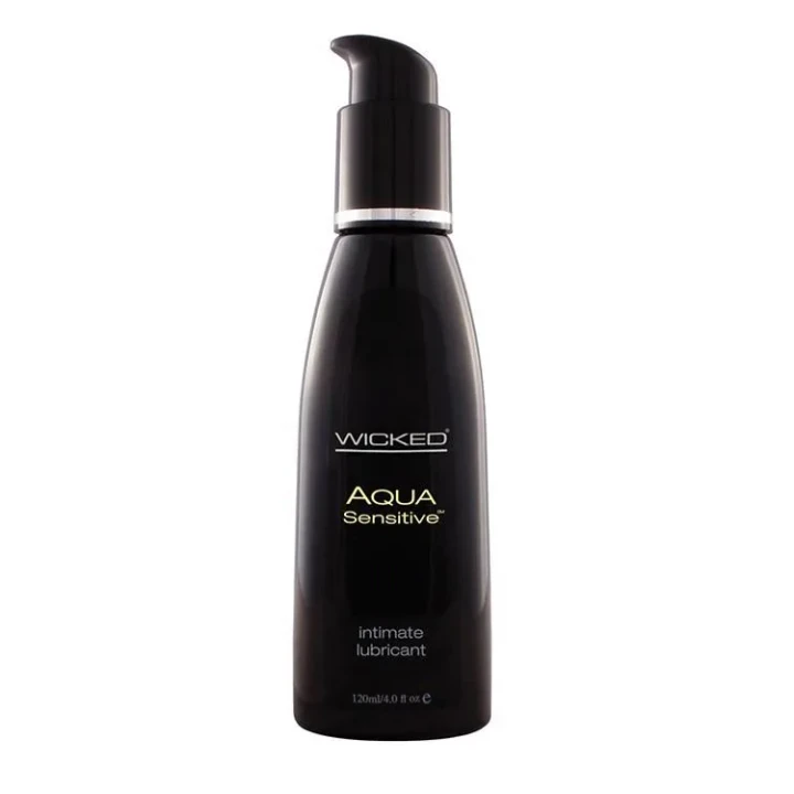 Lubrykant wodny WICKED AQUA SENSITIVE 120ML | Hipoalergiczny | Ekstrakty z aloesu i oliwek