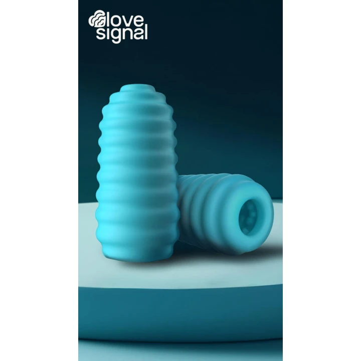 Nakładka masturbacyjna Dreamtoys Love Signal — TPE, wodoodporna IPX8, dł. 10,5 cm