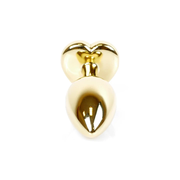 Korek analny Elegancki Heart PLUG, stal nierdzewna, długość 7 cm, średnica 2,7 cm