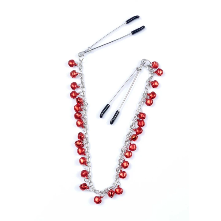 Zaciski sutkowe - Stymulator No.5 - Metalowe, gumowe wykończenie, regulacja nacisku