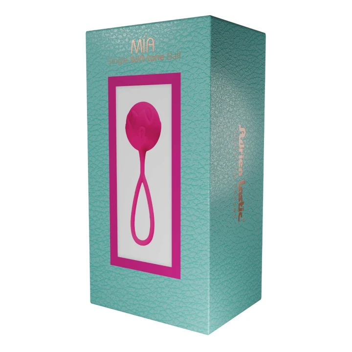 Kulka stymulująca, Kulki-Geisha, metalowy rdzeń, fioletowy Mfa Magenta