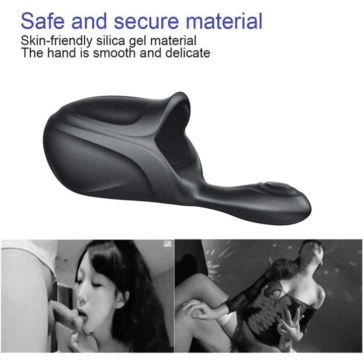 Masturbator męski regulowany, wibrujący, wodoodporny, materiał ABS/silikon