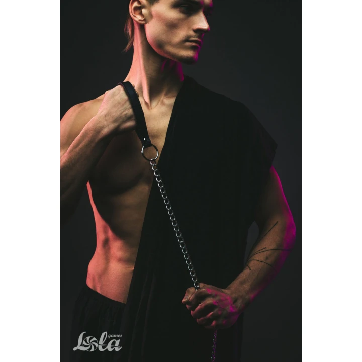 Smycz BDSM Lola Games Party Twardy z PVC, długość 80 cm, odporna na zachlapanie
