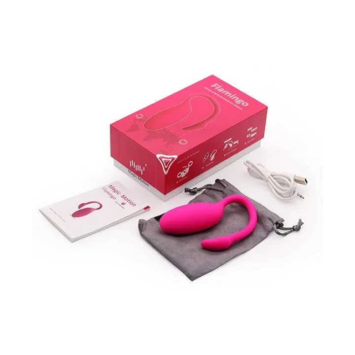Wibrator punktu G Magic Motion Flamingo, wodoodporny, Bluetooth, ABS/silikon
