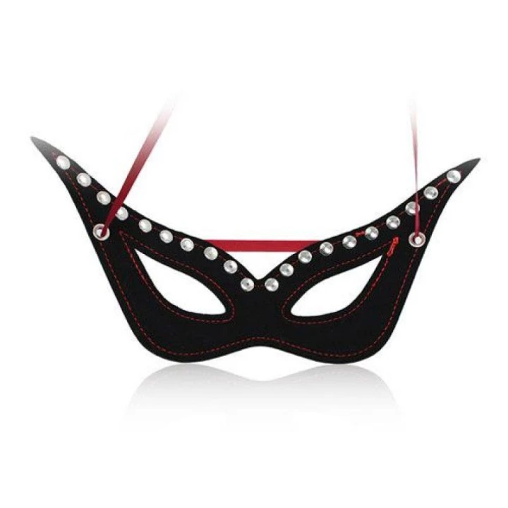 Maska do twarzy SECRET MASK BLACK - efektowna, elegancka, doskonała na gry wstępne