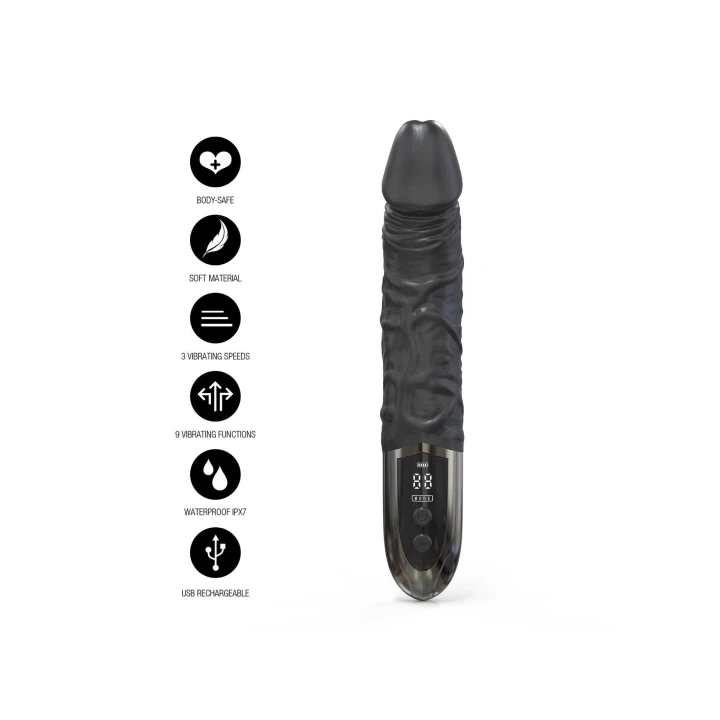 Wibrator analny HIDDEN DESIRE EXTREME, silikonowy, 12 trybów, IPX7, 24,5 cm